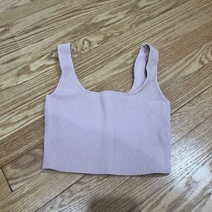 Glassons pink square neck tank top